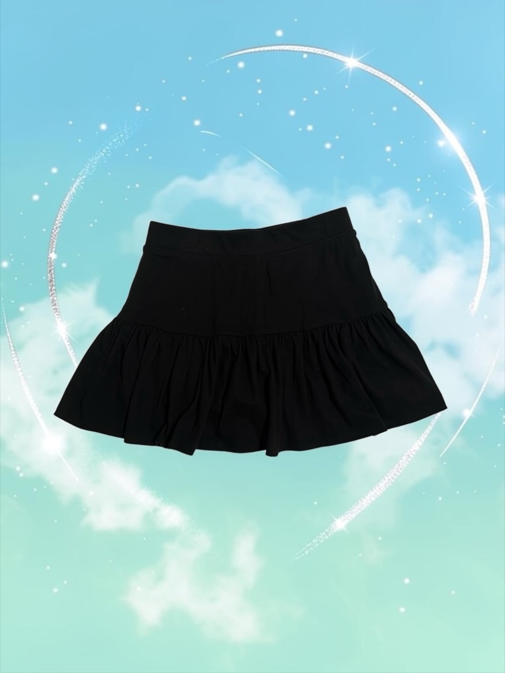 The Children’s Place Black Ruffle Skort Girls XL 14